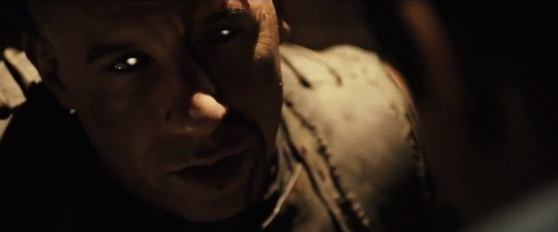 Illustration for article titled Hot Damn! Riddick's back, and he's still scarier than a gang of monsters